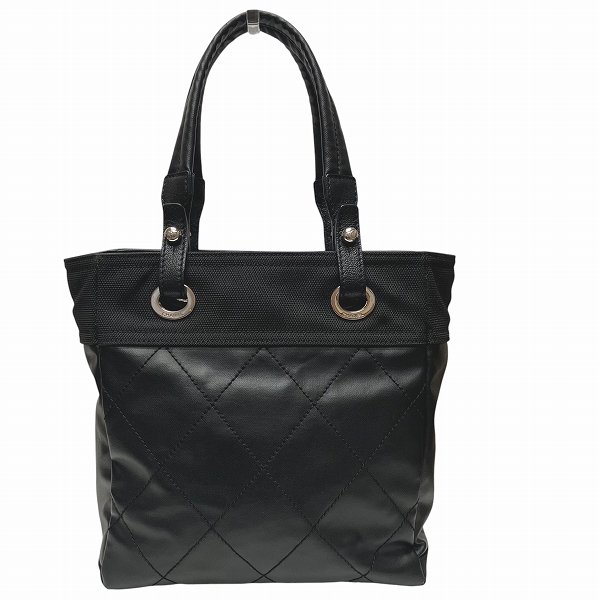 シャネル CHANEL パリビアリッツ ボストン バッグ ブラック 黒