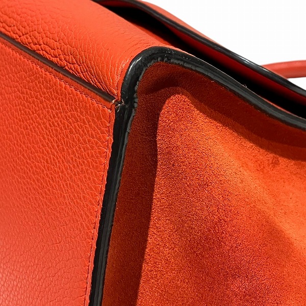セリーヌ CELINE トラペーズ レッド 2WAY バッグ ショルダーバッグ