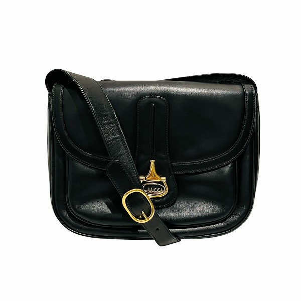 グッチ GUCCI オールドグッチ ロゴ バッグ ショルダーバッグ レディース【中古】