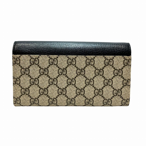 グッチ GUCCI GGスプリーム ダブルG バイカラー コンチネンタル