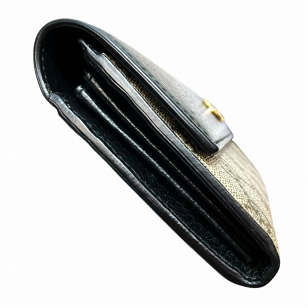 グッチ GUCCI GGスプリーム ダブルG バイカラー コンチネンタルウォレット 456116 長財布 ユニセックス【中古】