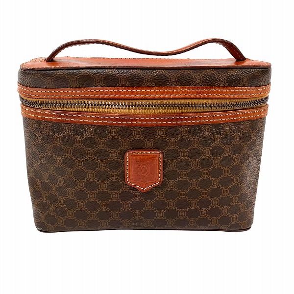 セリーヌ CELINE マカダム バニティ バッグ ハンドバッグ レディース【中古】