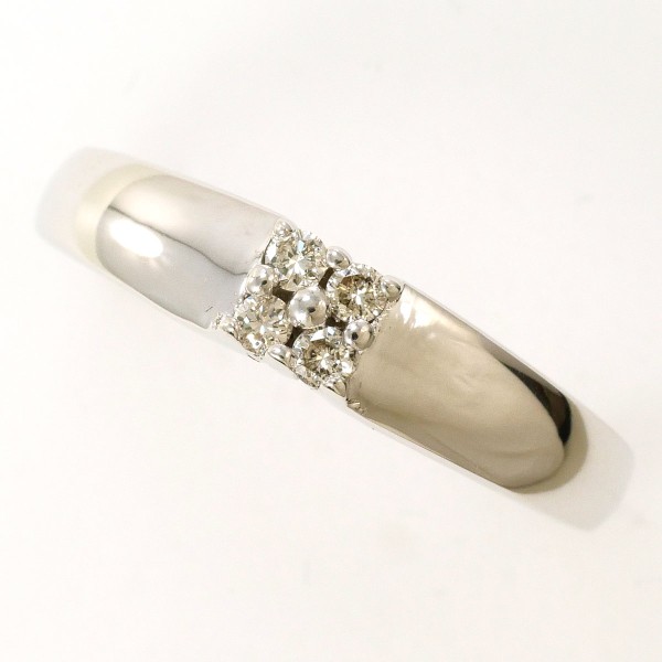 ポイント10倍ホースシュー リング 馬蹄 ダイヤモンド ピンキー k18 K18