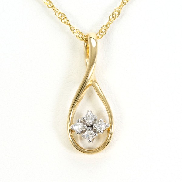 LONO ペンダントトップ k14 ホワイトゴールド クロス LONOハワイアン