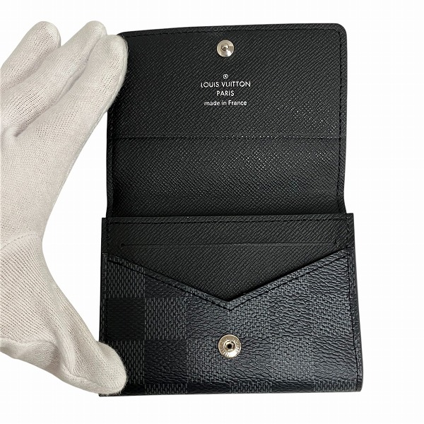 ルイヴィトン カードケース メンズ LOUIS VUITTON N63338 グレー