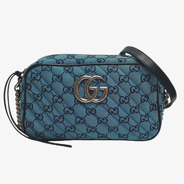 グッチ GUCCI GGマーモント 447632 キルティング バッグ ショルダーバッグ レディース【中古】