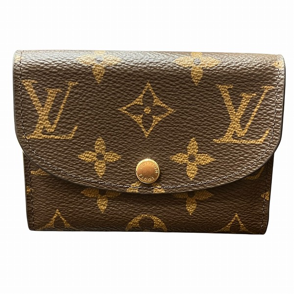 ルイヴィトン Louis Vuitton モノグラム ポルトモネロザリ M62361 ローズバレリーヌ ケース レディース 財布【中古】
