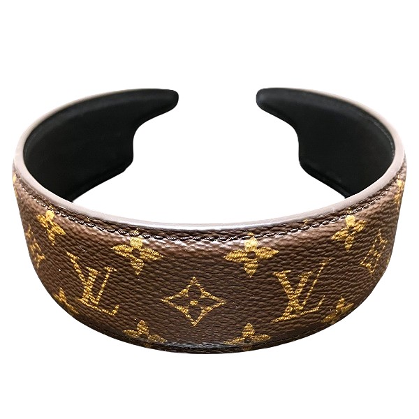 美品 LOUIS VUITTON カチューシャ モノグラム M94557 ルイヴィトン M94557 モノグラム ヘッドバンド アウトライン ヘア