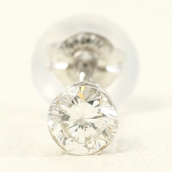 K18PG ピアス earrings ダイヤ 0.05 ×2 総重量約0.2g ダイヤモンド