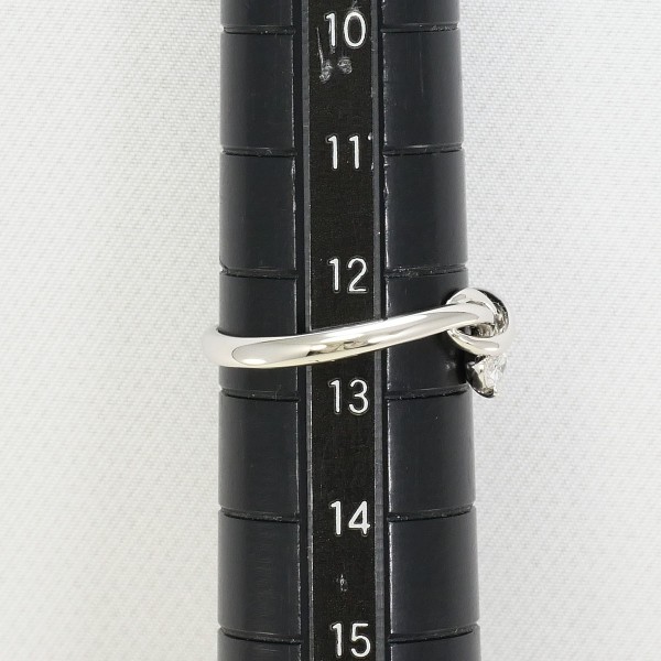 PT900 プラチナ リング 指輪 12.5号 ダイヤ 0.10 総重量約3.0g 中古  