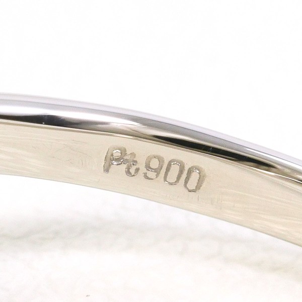 PT900 プラチナ リング 指輪 12.5号 ダイヤ 0.10 総重量約3.0g 中古  