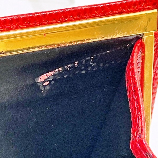 フェラガモ ヴァラ 224072 がま口 長財布 3つ折り財布 レディース【中古】