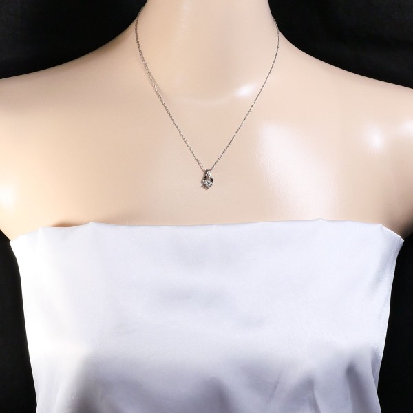 Ｋ１８WGペンダント ネックレス 約40cm K18WG/1.4g/40cmネックレス