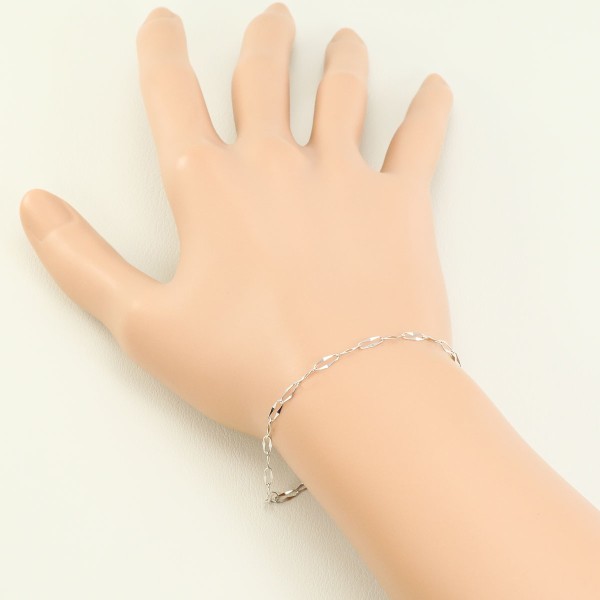 アガット agete K10 10金 ブレスレット サファイア 5石 10金 ブレスレット