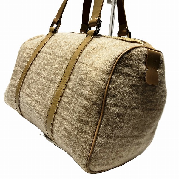 フェンディ FENDI ズッカ 16327 キャンバス×ウール×レザー ミニ