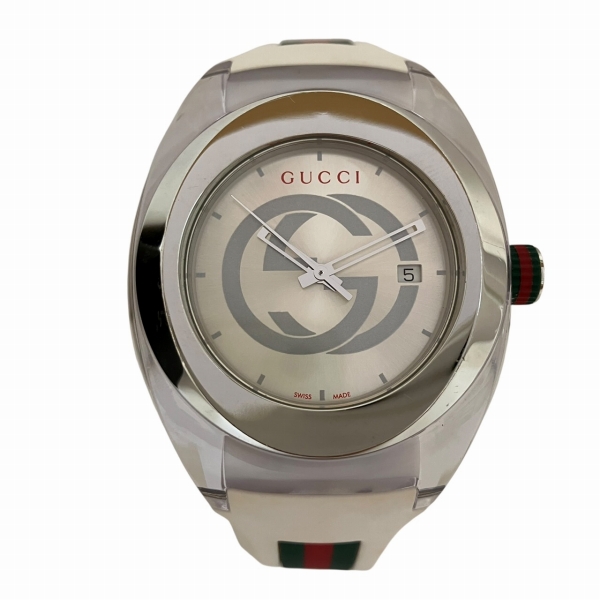 グッチ GUCCI シンク 137.1 クォーツ 時計 腕時計 メンズ【中古】の  
