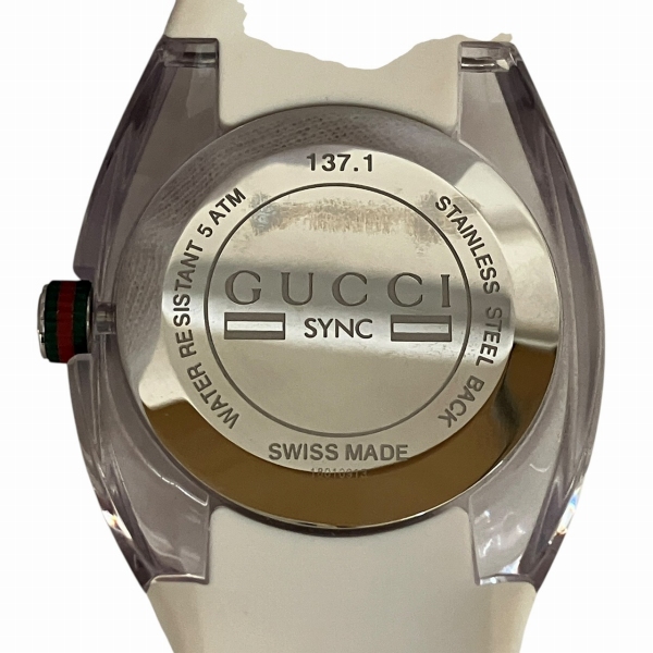 グッチ GUCCI シンク 137.1 クォーツ 時計 腕時計 メンズ【中古】