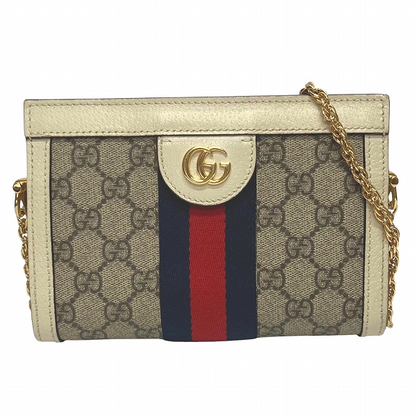 グッチ GUCCI オフィディア 602676 GGスプリーム チェーン バッグ ショルダーバッグ レディース【中古】