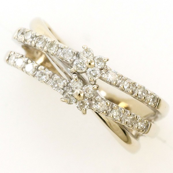 K14 ホワイトゴールド ダイヤ リング 一 番 安い