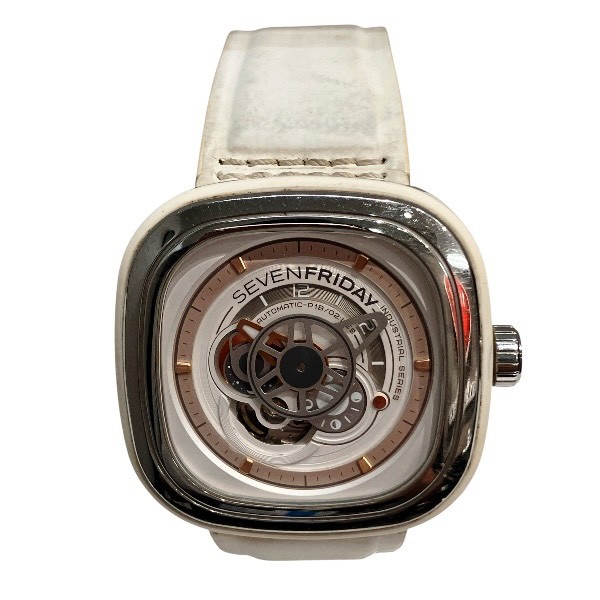 セブンフライデー SF-P1B/02-B285 自動巻 文字盤スケルトン 時計 腕時計 メンズ【中古】