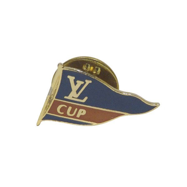 ルイヴィトン Louis Vuitton ラペルピン カップ LVロゴ ピンバッジ ブランド小物 ユニセックス【中古】