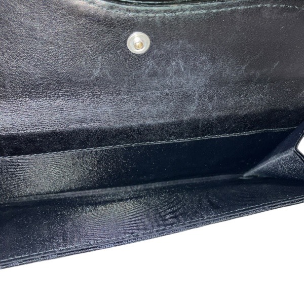 ディオール トロッター サドル Dチャーム ブラック 長財布 3つ折り財布