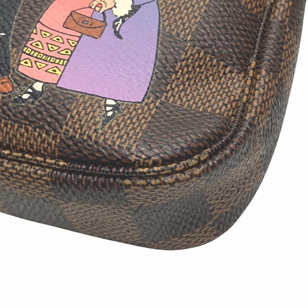 ルイヴィトン Louis Vuitton ダミエ イリュストレ ミニポシェット