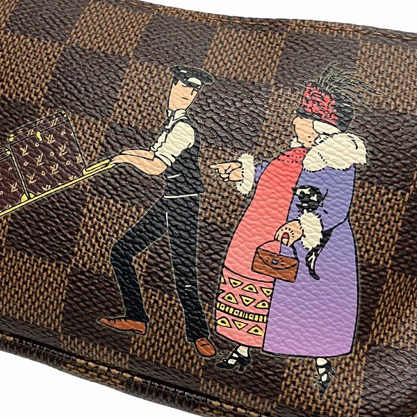ルイヴィトン Louis Vuitton ダミエ イリュストレ ミニポシェット