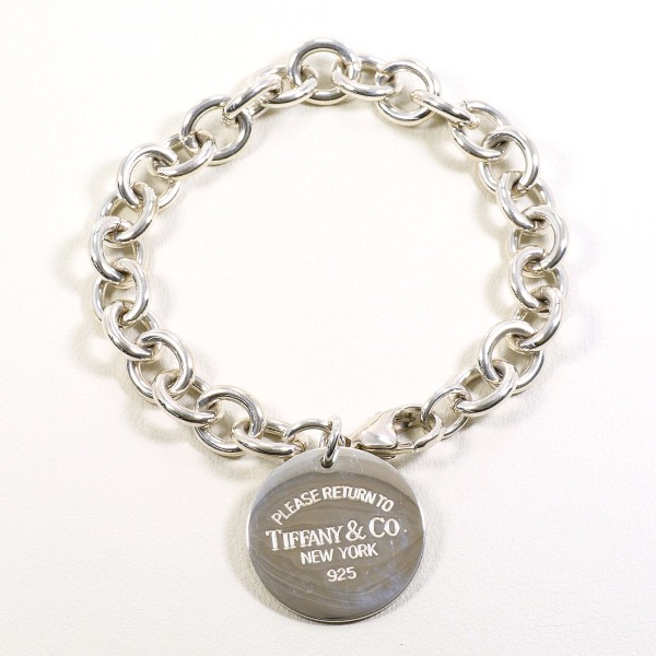 ティファニー リターントゥ シルバー ブレスレット 総重量約33.4g 約17cm 中古ジュエリー