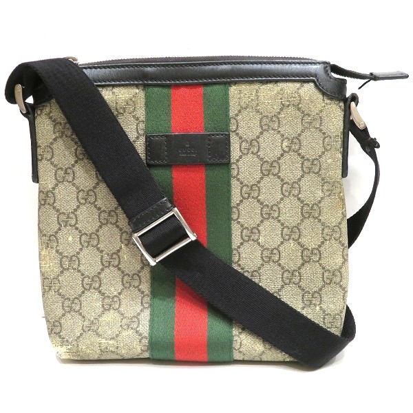 グッチ GUCCI GGスプリーム 471454 シェリー バッグ ショルダーバッグ ユニセックス【中古】