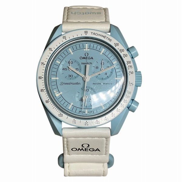 スウォッチ×オメガ ムーンウォッチ ミッション トゥ ウラヌス S033L100 クォーツ 時計 腕時計 メンズ レディース【中古】