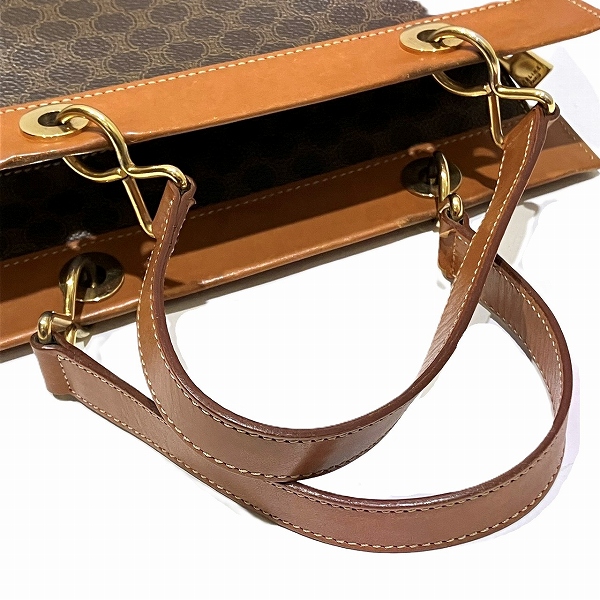 セリーヌ CELINE マカダム MC98 1 バッグ ハンドバッグ レディース【中古】 