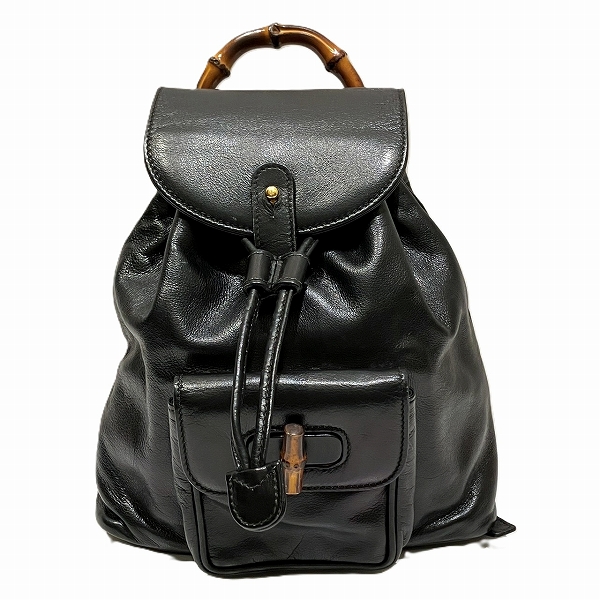 グッチ GUCCI バンブー 003・1705・0030 バッグ リュック レディース【中古】