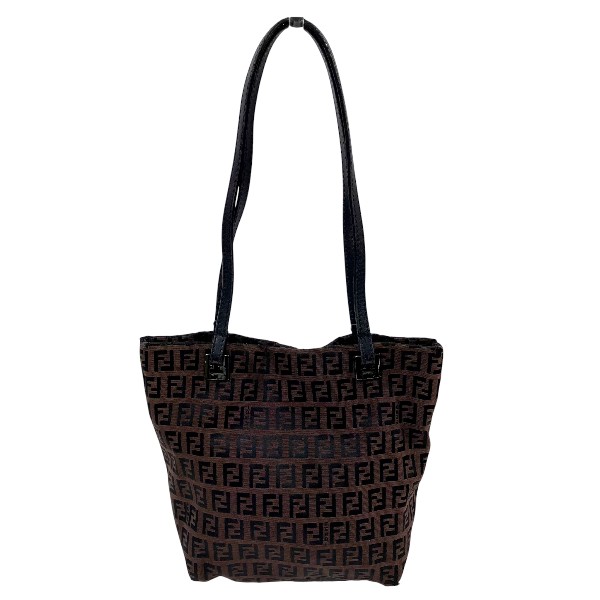 フェンディ FENDI ズッキーノ ブラウン バッグ ハンドバッグ レディース【中古】