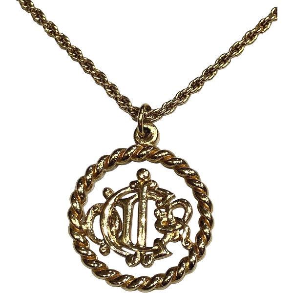 ディオール ロゴラウンド ブランド小物 ネックレス レディース【中古】