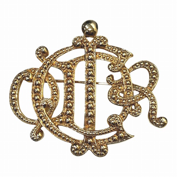 ディオール エンブレム ヴィンテージ ブランド小物 ブローチ レディース【中古】