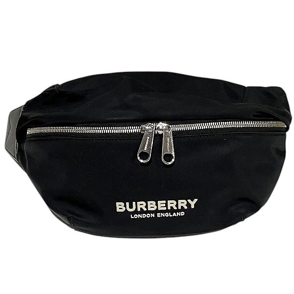 バーバリー Burberry MD ソニー 8049095 ブラック バッグ ボディバッグ ウエストポーチ メンズ【中古】