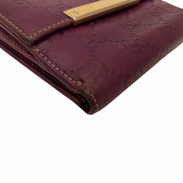 グッチ GUCCI グッチシマ 112664 Wホック 2つ折り財布 レディース【中古】