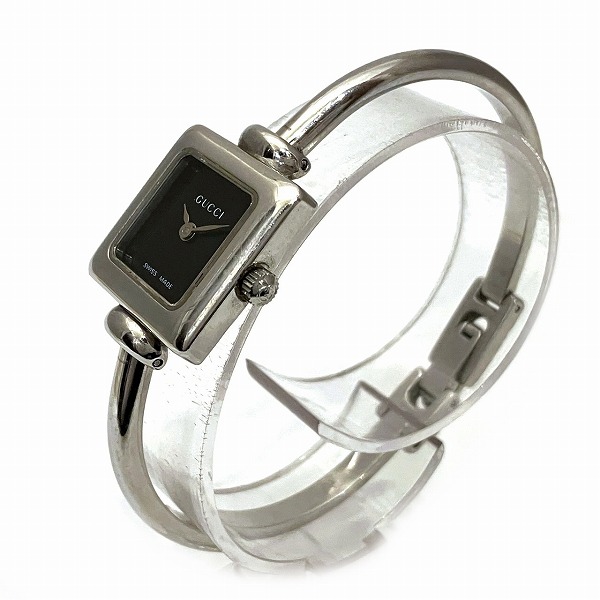 グッチ 1900L バングル ブラック クォーツ レディース GUCCI(グッチ