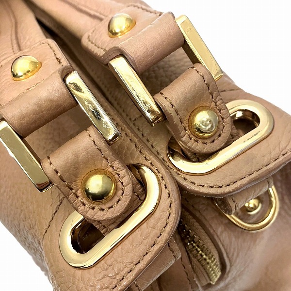 IANNE オリビア 2wayハンドバッグ ブラウン 