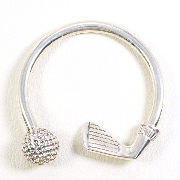 ティファニー ゴルフ キーリング シルバー 箱 袋 総重量約9.7g 中古ジュエリー