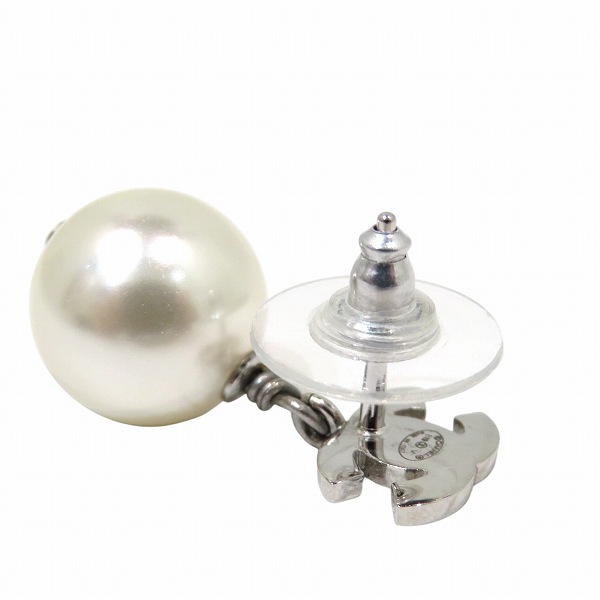 シャネル CHANEL B19 V ココマーク フェイクパール ラインストーン