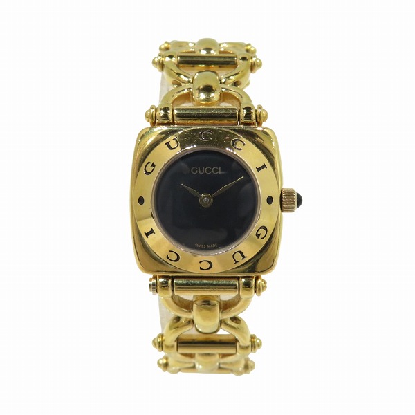グッチ GUCCI ホースビット 6400L クォーツ 時計 腕時計 レディース【中古】
