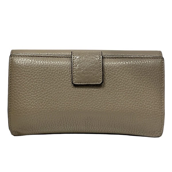 フェンディ FENDI ピーカブー 8M0437-A91B-209-1835 グレージュ 長財布