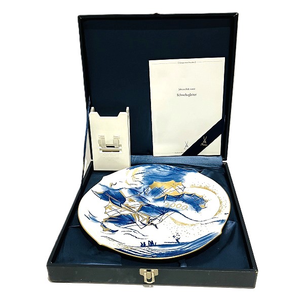 マイセン イヤープレート 2000年 ハングライダー 皿 食器 ユニセックス