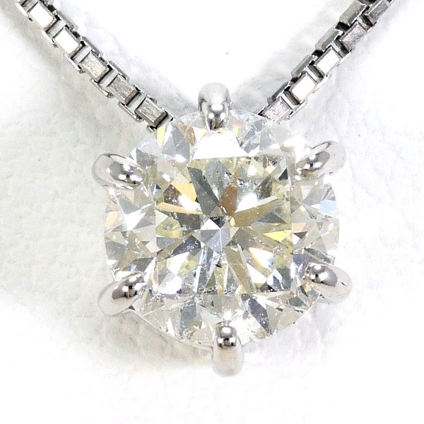 PT900 プラチナ PT850 ネックレス ダイヤ 1.00 鑑別書 総重量約3.8g 約  