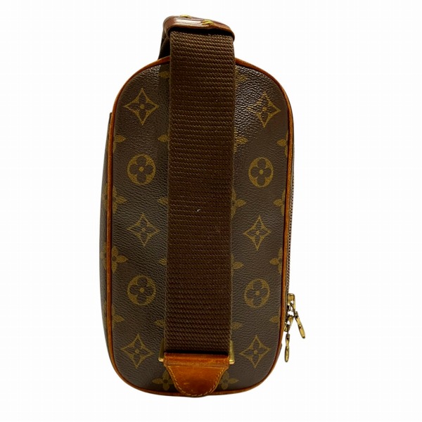 【美品】ルイヴィトン モノグラム ポシェットガンジュ M51870 CA0015 ルイ・ヴィトン LOUIS VUITTON ポシェット・ガンジュ M51870 ブラウン
