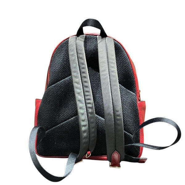 ❣️新品同様❣️COACH バックパック　レザー　レッド　5666 コーチ COACH 5666 レザー レッド バッグ リュック レディース【中古