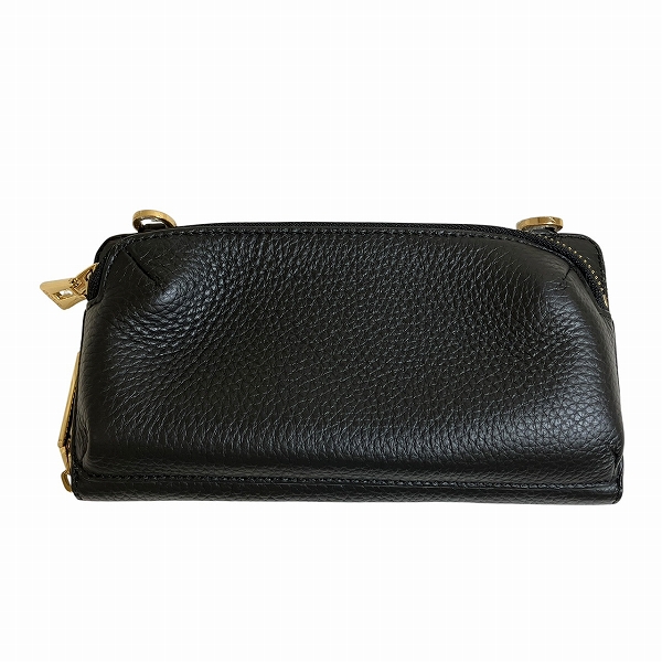 ココセリュックスゴールド ジッピーウォレット 長財布 レディース バッグ【中古】 ココセリュックスゴールド ジッピーウォレット 長財布 レディース