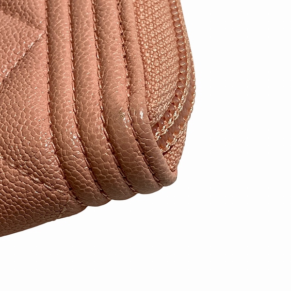 シャネル CHANEL ボーイ ラウンドファスナー 長財布 レディース【中古】